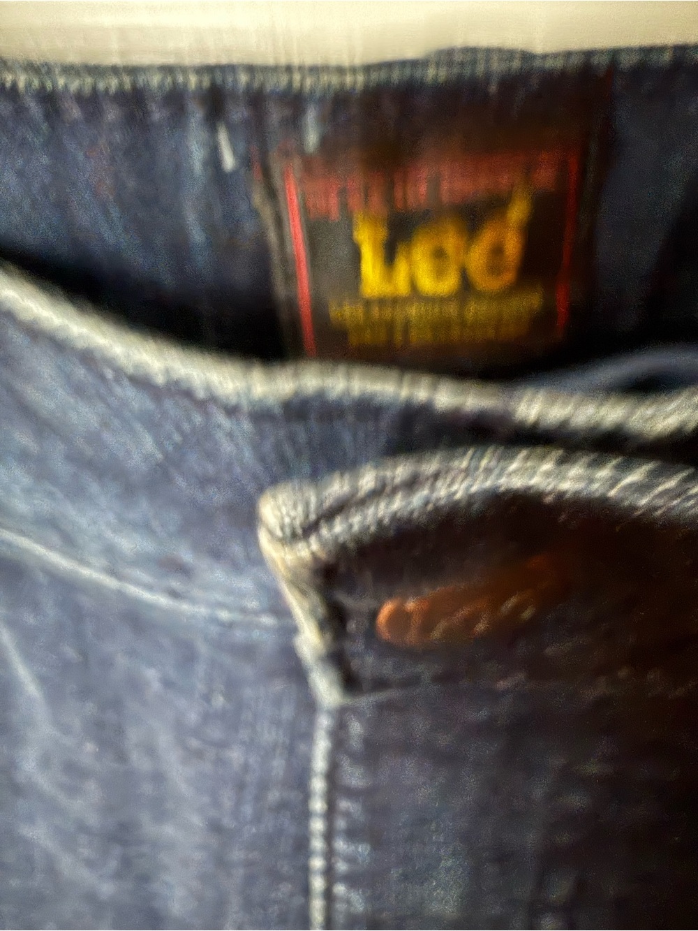 Lee Navy Denim Skort with Front Pockets - Picture 5 of 13